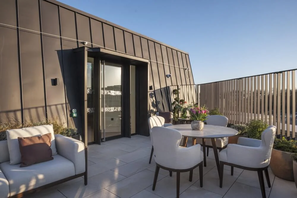 The roof terrace at the 1150 Club in London